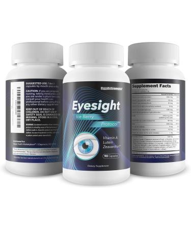 Eyesight Ice Berry Protocol - Our Best Vision Pills For Eyes - Eyesight Vitamins To Improve Eyesight - Vitamin A For Eye Health - Eye Health Vitamins Lutein And Zeaxanthin Lutein Zeaxanthin Supplement - Buy Online on GoSupps.com