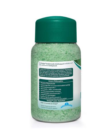 Kneipp Cold Eucalyptus Bath Cosmetics - 500g Pack | Soothing Relaxation for International Shipping - Buy Online on GoSupps.com