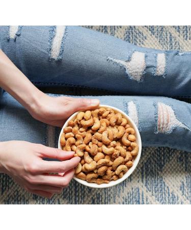 Honey Roasted Cashews - 32 oz Reusable Container | Gourmet Nuts Coated with Natural Honey | Healthy Vegan Snack | Hand-Picked & Roasted to Perfection | Sweet & Crunchy 2lb Pack - Buy Online on GoSupps.com