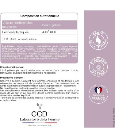 Bactigyn Oral - Probiotiques flore Intime - 4 souches de lactobacilles - 4 10 UFC par g lule - quilibre microbiote & confort f minin - Fabriqu en France - 30 g lules - Buy Online on GoSupps.com
