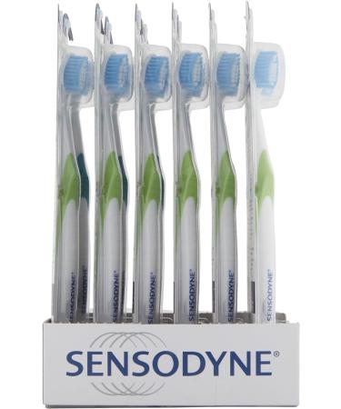 Sensodyne Toothbrush Sensitive Soft Daily Care Pack of 12 Green 1 count (Pack of 12) - Buy Online on GoSupps.com