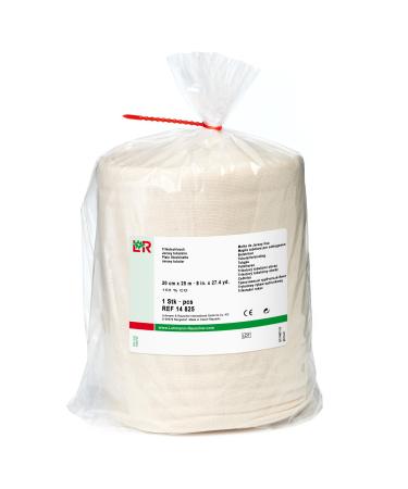 Lohmann&Rauscher-66972 tg Cotton Stockinette, 100% Cotton Tubular Bandage for Protection Under Casts, 20 cm x 25 m Roll
