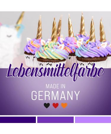 Violet Food Coloring 10ml - Highly Concentrated Dye for Drinks Cakes & More | Tortendendeko Baking Accessories - Buy Online on GoSupps.com