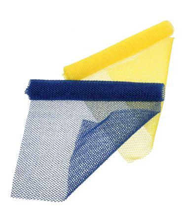 FRCOLOR 2pcs African Bathing Network Bath Balls Shower Exfoliating Scrubber Body Wash Sponge Shower Loofah Bath Net Sponge Bath Sponges African Wash Net Bath Products Frosted Nylon