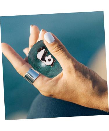 Gatuida 2-St Fitness Handball Roller Balls | Metal Chinese Massage Balls for Enhanced Recovery | Gym Gear & Mini Baoding Panda Cloisonn  - Buy Online on GoSupps.com