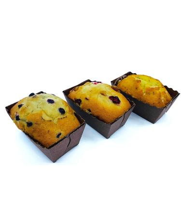 The Baking Institute's Gourmet Fresh Baked Breakfast Bread Loafs - 4 oz - 8 Pack Bold Variety Mix Assortment - Individually Wrapped Desserts in Assorted Flavors - Banana  Blueberry  Cranberry Walnut  Lemon  Carrot  Orange  Chocolate Chip Date  Strawberry  - Buy Online on GoSupps.com