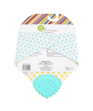 Chewbeads CB GO Baby Cotton Drool Bib with Silicone Teether - Sheriff's Badge - Buy Online on GoSupps.com
