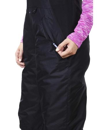 Arctic Quest Women's Insulated Ski Snow Bib Pants - Black, Large - Buy Online on GoSupps.com