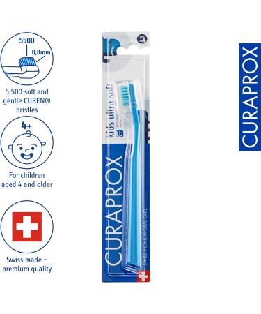 Curaprox Kids Toothbrush for 4+ Years - Ultra-Soft CUREN Bristles - Buy Online on GoSupps.com