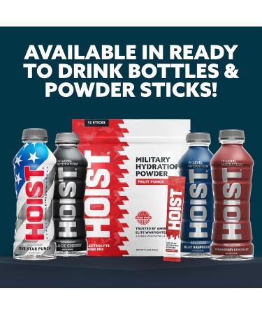HOIST Electrolyte Drink Mix Powder Sticks Rapid Rehydration Military Hydration Formula Peach Mango (12 Single-Serve Packs) Peach Mango 12-pack - Buy Online on GoSupps.com