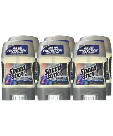 Speed Stick Power Antiperspirant Deodorant for Men Ultimate Sport - 3oz (Pack of 6) - Buy Online on GoSupps.com