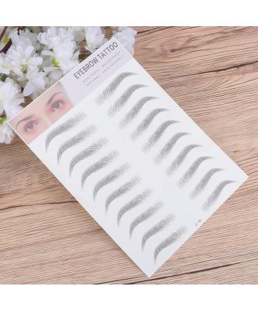 Lot de 2 Autocollants de Transfert pour Sourcils en Relief Noirs Faux Sourcils R alistes sans Irritation Application Rapide Maquillage Naturel Adapt s D butants et Usage - Buy Online on GoSupps.com