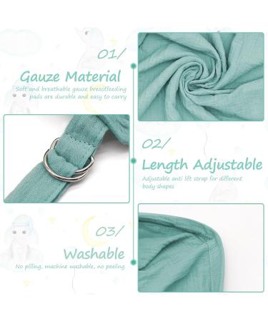 Soft Cotton Breastfeeding Cover with Towel - Green | Multi-Use Nursing and Stroller Cover for Moms - Buy Online on GoSupps.com