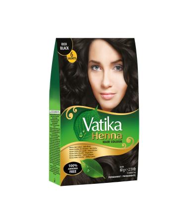 Dabur Vatika Henna Hair Color (Rich Black)