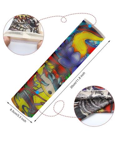 12-Piece Kids Tattoo Arm Sleeves Set - UV Sun Protection - Rich Patterns - Buy Online on GoSupps.com