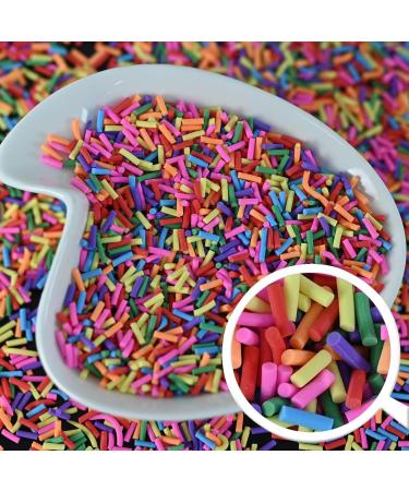LIKETURE Non-Edible Polymer Clay Fake Sprinkles - 110g Craft Decoration Faux Sprinkle Filler for Resin & Slime (Mixed Color - Buy Online on GoSupps.com