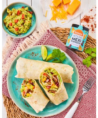 Ostmann Mexican Spice Mix - Perfect for Enchiladas Fajitas Tacos & Chili con Carne | 70g Eco-Friendly Metal Can - Buy Online on GoSupps.com