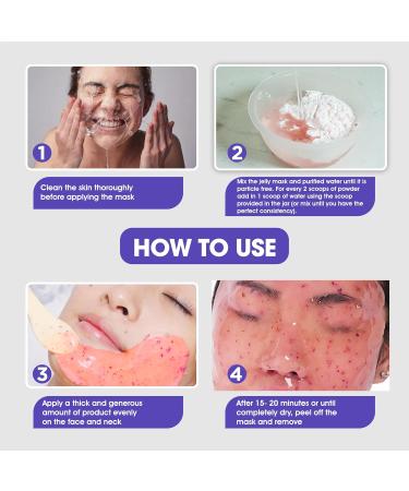 Hydrating 24K Gold Jelly Mask Powder - Professional Peel Off Face Mask for Hydrafacial & Cooling Treatments - 23oz - Buy Online on GoSupps.com