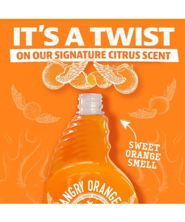 ANGRY ORANGE Carpet & Upholstery Cleaner - 24oz Foaming Solution for Stains & Citrus Freshness | International Shipping Available - Buy Online on GoSupps.com