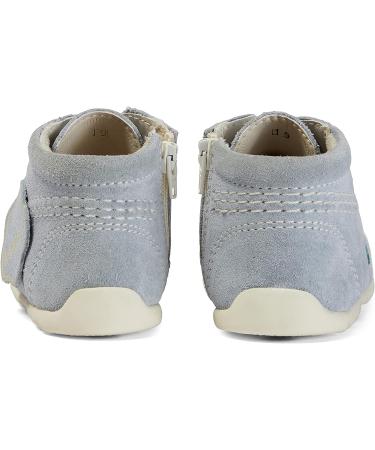Kickers Kids Kick Hi Leather Ankle Boot - Baby Blue (3 UK Child) - Buy Online on GoSupps.com