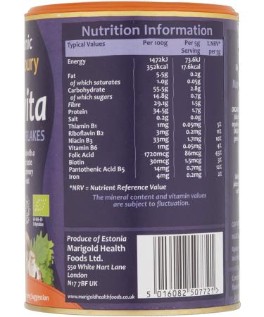 Engevita Organic Vegan Yeast Flakes 125g - Nutritional Boost for Vegan Recipes - Buy Online on GoSupps.com