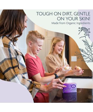 Carolina Castile Vegan Lavender Bar Soap - 6-Pack of Gentle, Hydrating Natural Soap with Organic Cocoa Butter and Olive Oil - 5 Oz. Each - Buy Online on GoSupps.com