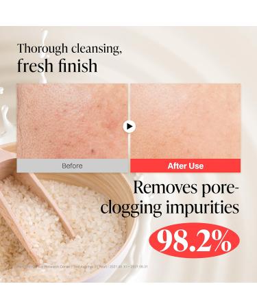 About Me Rice Makgeolli Cleansing Foam - Low pH Fermented Rice Face Wash for Sensitive Skin Galactomyces & Centella Bran Water Base Non-Stripping Foaming Cleanser Fragrance Free 4.06 fl oz - Buy Online on GoSupps.com
