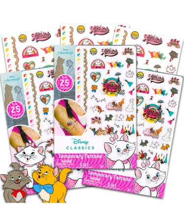 Disney Aristocats Temporary Tattoos for Kids and Adults Bundle   Over 75 Classic Disney Temporary Tattoos Featuring The Aristocats | Disney Party Favors for Kids