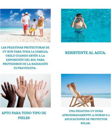 UV Sun Protection Stickers Ultraviolet Test Stickers Dermatrue SPF Detection Technology UV Sunscreen Stickers - Buy Online on GoSupps.com