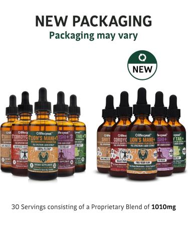 Life Cykel Mushroom Extract Set - Shiitake 100% Organic Mushrooms Made in The US(Packaging May Vary) (Biohacker Set) - Buy Online on GoSupps.com