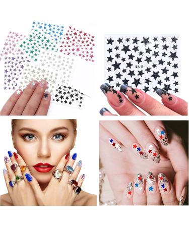 NICENEEDED 12 Boxes Holographic Star Nail Sequins Nail Art Glitter Flakes Sparkles Ultra-Thin Christmas Patterns Glitter Sticker Decals Nail Art Set With Nail Art Stickers For Nail Art Decoration - Buy Online on GoSupps.com