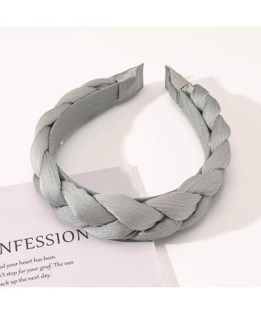 Ivyu Women's Braided Headband - Black, Pink, Gray, White Twist Hairband | YHB-006 - Buy Online on GoSupps.com