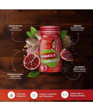 Dabur Hajmola Tablet - 120 Tablet (Anardana) - Buy Online on GoSupps.com