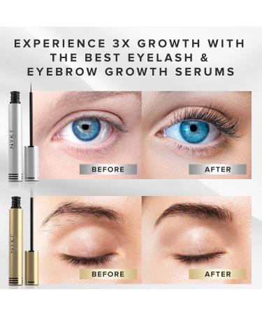 NYK1 LashForce & BrowForce Growth Serum Set (2x 8ml) - Eyelash & Eyebrow Growth Bundle - Buy Online on GoSupps.com