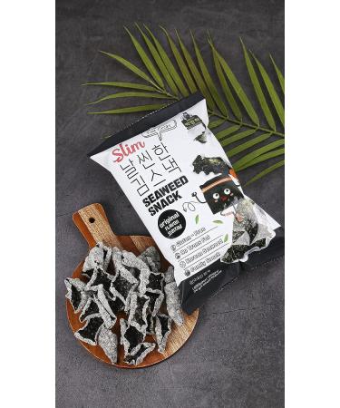 Master Hee's Slim Seaweed Crisps 30g (6-Pack) - Gluten-Free & Vegan Seaweed Snacks | Tempura Seaweed - Original Flavor - Buy Online on GoSupps.com