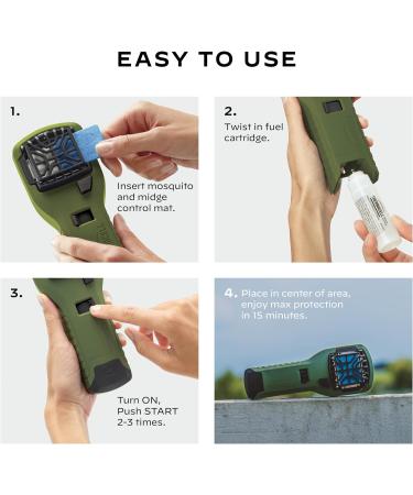 Buy Thermacell Handheld Device - Olive Green - One Size | Best Portable Mosquito Repellent for International Shipping - Buy Online on GoSupps.com