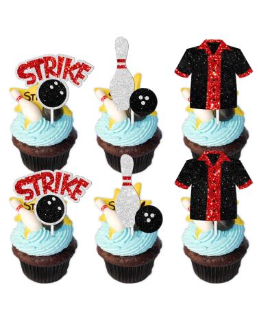 S-Cp-0025 Ice Cream Fruit Dessert Cupcake Topper Colorful Glitter Happy Birthday Sensory Pop Game Theme Decor Supplies Baby Shower Boys Girls Birthday Party Decorations
