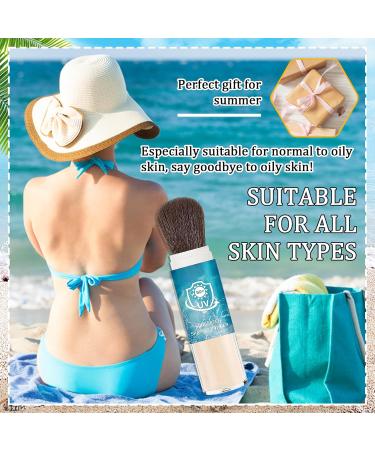 Mineral Face Sunscreen Setting Powder | SPF 50+ Waterproof Oil Control - Lightweight Brush-On Sunscreen for All Skin Types - Buy Online on GoSupps.com
