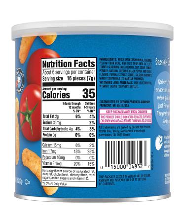 Buy Gerber Lil Crunchies Garden Tomato Snack for 8+ Months - 1.48 oz (42 g) - Buy Online on GoSupps.com