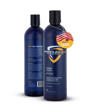 Tea Tree Body Wash 8 oz | Highly Concentrated Natural Tea Tree Oil & Eucalyptus for Underarms Foot Wash & Body Odor Defense | Ideal for Athletes & Active Individuals in Sports 8 Ounce (Pack of 1)