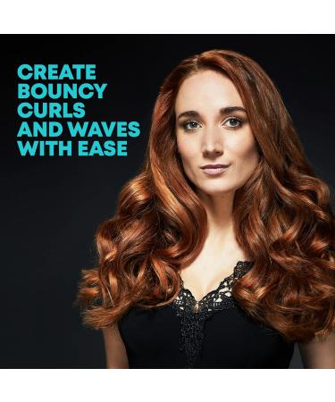 REVAMP Progloss Perfect Finish Waver - Ceramic Wave Wand with Retractable Bristles for Smooth Curls - Ionic Barrel Infused with Heat Technology and Smooth Oils - Buy Online on GoSupps.com