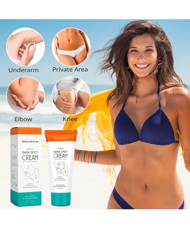 Dark Spot Corrector Cream for Body - Hyperpigmentation Treatment, Brightening & Age Spot Remover - Moisturizes Armpit, Neck, Knees - 2 FL OZ/60ML Orange - Buy Online on GoSupps.com