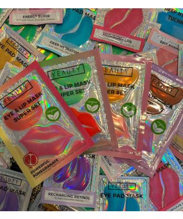 Yeauty Super Set: Watermelon Eye & Lip Mask - Hydrating Facial Care with Hyaluron & Coconut Oil - Buy Online on GoSupps.com