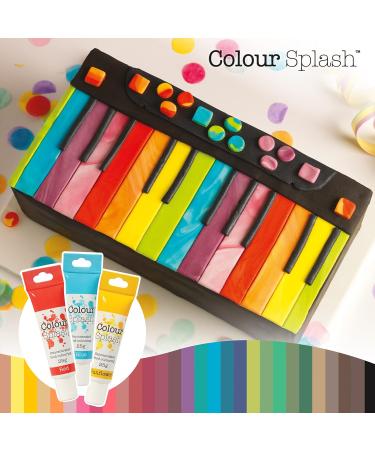 Colour Splash Dark Brown Food Colouring Gel - Highly Concentrated Squeezy Tube (25g) - Transform Cakes Into Eye-Catching Creations - Easy to Use Edible Ingredients - Buy Online on GoSupps.com