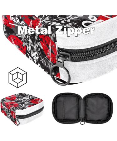 GIAPB Eiffel Tower and Lips Period Bag - Sanitary Napkin Storage & Makeup Pouch Color2880 - Buy Online on GoSupps.com