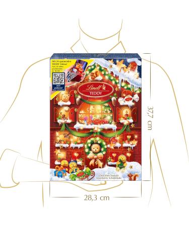 Lindt - TEDDY Augmented Reality Advent Calendar - Assortment of Milk and White Chocolates - Ideal for Christmas 170g - Buy Online on GoSupps.com