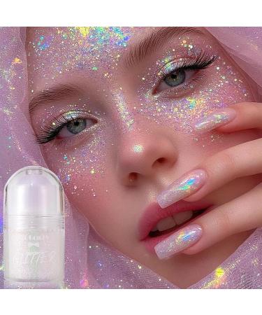 Astralong Roll-on Glitter Gel Body Face and Hair Waterproof and Long Lasting Glitter Makeup Holographic Gel with Shiny Flakes Perfect for Festivals Parties and Carnival - Buy Online on GoSupps.com