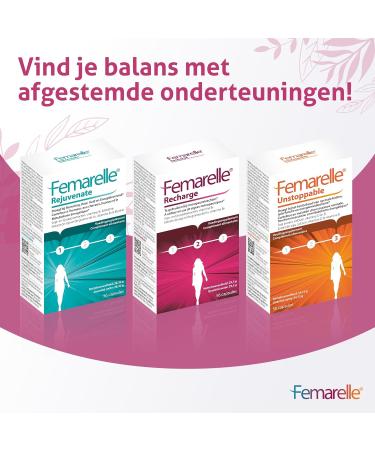  Femarelle Femarelle Unstoppable 56 Capsules - Postmenopause Support with DT56a Vitamin B2* Vitamin D3* Biotin* and Calcium*. Contributes to Healthy Vaginal Bloom Has and Is Good for Bones - Buy Online on GoSupps.com