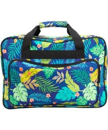 Tropical Leaves Sewing Machine Carrying Case & Organizer (18.1 x 9.4 x 12.2 In) - Buy Online on GoSupps.com