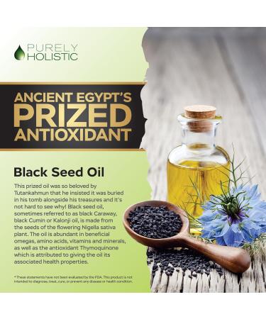 Purely Holistic Black Seed Oil 1400mg + Organic Ashwagandha 1300mg Bundle - 180 Softgels + 180 Capsules - Easy to Swallow - Made in USA - Buy Online on GoSupps.com